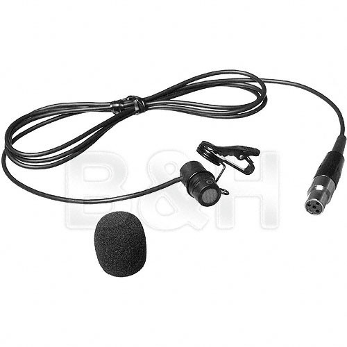Shure WL185 Lapel Microphone (Lapel mics are only suitable for broadcast, not live events)